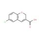 6-chloro-2H-chromene-3-carboxylic acid (CAS 83823-06-7) - chemical structure image