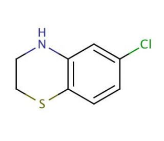 6-chloro-3,4-dihydro-2H-1,4-benzothiazine - chemical structure image