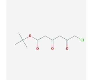 6-Chloro-3,5-dioxo hexanic acid, 1,1-dimethyl ethyl ester (CAS 276249-18-4) - chemical structure image