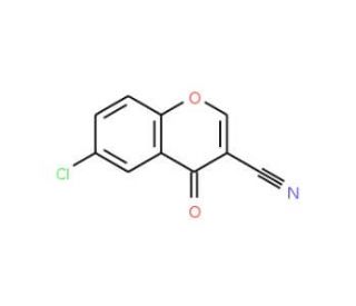 6-Chloro-3-cyanochromone (CAS 50743-20-9) - chemical structure image