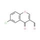 6-Chloro-3-formylchromone (CAS 42248-31-7) - chemical structure image