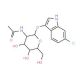 6-Chloro-3-indolyl 2-acetamido-2-deoxy-b-D-glucopyranoside (CAS 156117-44-1) - chemical structure image
