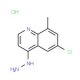 6-Chloro-4-hydrazino-8-methylquinoline hydrochloride (CAS 1172722-59-6) - chemical structure image