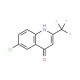 6-Chloro-4-hydroxy-2-(trifluoromethyl)quinoline (CAS 18706-21-3) - chemical structure image