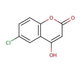 6-Chloro-4-hydroxycoumarin (CAS 19484-57-2) - chemical structure image