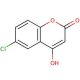 6-Chloro-4-hydroxycoumarin (CAS 19484-57-2) - chemical structure image