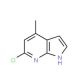 6-Chloro-4-methyl-1H-pyrrolo[3,2-b]pyridine (CAS 4894-29-5) - chemical structure image