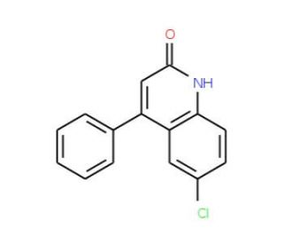 6-chloro-4-phenyl-1,2-dihydroquinolin-2-one - chemical structure image
