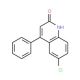 6-chloro-4-phenyl-1,2-dihydroquinolin-2-one - chemical structure image