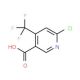 6-Chloro-4-(trifluoromethyl)nicotinic acid (CAS 261635-77-2) - chemical structure image