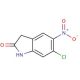 6-chloro-5-nitro-1,3-dihydro-2H-indol-2-one - chemical structure image