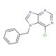 6-Chloro-7-benzylpurine (CAS 1928-77-4) - chemical structure image