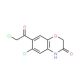 6-chloro-7-(chloroacetyl)-2H-1,4-benzoxazin-3(4H)-one - chemical structure image