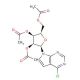 6-Chloro-7-deaza-9-(2',3',5'-tri-O-acetyl-β-D-ribofuranoysyl)purine 的分子结构, CAS编号: 16754-79-3 6-Chloro-7-deaza-9-(2′,3′,5′-tri-O-acetyl-β-D-ribofuranoysyl)purine (CAS 16754-79-3) - chemical structure image
