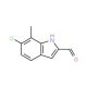 6-Chloro-7-methyl-1H-indole-2-carbaldehyde - chemical structure image