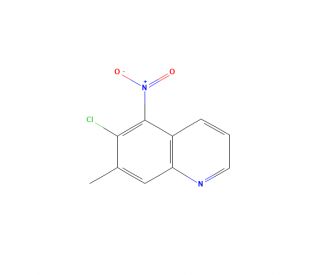 6-Chloro-7-methyl-5-nitroquinoline (CAS 86984-28-3) - chemical structure image