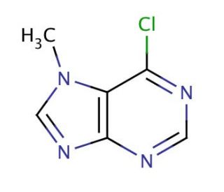 6-Chloro-7-methylpurine (CAS 5440-17-5) - chemical structure image