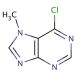 6-Chloro-7-methylpurine (CAS 5440-17-5) - chemical structure image