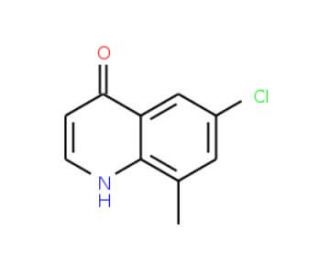 6-Chloro-8-methyl-4-quinolinol (CAS 203626-38-4) - chemical structure image