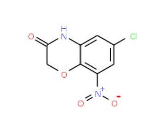 6-Chloro-8-nitro-4H-benzo[1,4]oxazin-3-one - chemical structure image