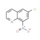 6-chloro-8-nitroquinoline (CAS 68527-66-2) - chemical structure image