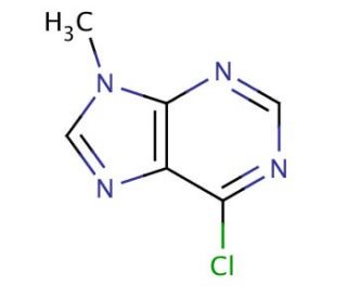 6-Chloro-9-methylpurine (CAS 2346-74-9) - chemical structure image