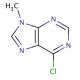 6-Chloro-9-methylpurine (CAS 2346-74-9) - chemical structure image
