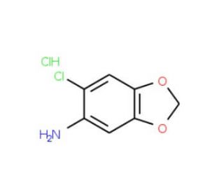 6-Chloro-benzo[1,3]dioxol-5-ylamine hydrochloride - chemical structure image