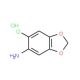 6-Chloro-benzo[1,3]dioxol-5-ylamine hydrochloride - chemical structure image