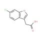(6-Chloro-benzofuran-3-yl)-acetic acid - chemical structure image