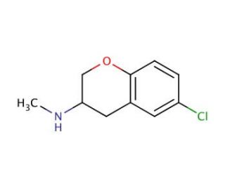 (6-Chloro-chroman-3-yl)methylamine (CAS 885271-38-5) - chemical structure image