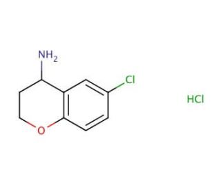 6-Chloro-chroman-4-ylamine hydrochloride (CAS 765880-61-3) - chemical structure image