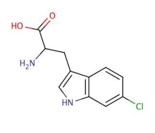 6-Chloro-D,L-tryptophan (CAS 17808-21-8) - chemical structure image