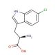 6-Chloro D-Tryptophan (CAS 56632-86-1) - chemical structure image