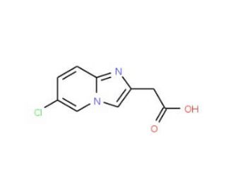 (6-Chloro-imidazo[1,2-a]pyridin-2-yl)acetic acid (CAS 59128-13-1) - chemical structure image