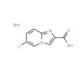 6-Chloro-imidazo[1,2-a]pyridine-2-carboxylic acid hydrobromide - chemical structure image