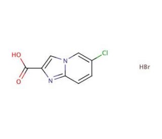 6-Chloro-imidazo[1,2-a]pyridine-2-carboxylic acidhydrobromide - chemical structure image