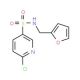 6-chloro-N-(2-furylmethyl)pyridine-3-sulfonamide - chemical structure image