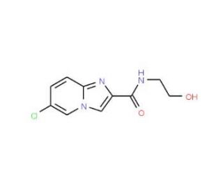 6-Chloro-N-(2-hydroxyethyl)imidazo[1,2-a]pyridine-2-carboxamide - chemical structure image