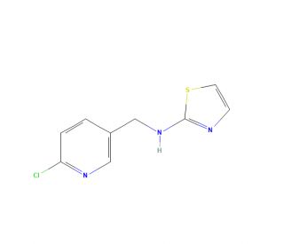 6-Chloro-N-2-thiazolyl-3-pyridinemethanamine (CAS 913482-62-9) - chemical structure image