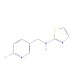 6-Chloro-N-2-thiazolyl-3-pyridinemethanamine (CAS 913482-62-9) - chemical structure image