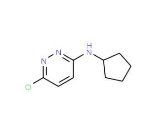 6-chloro-N-cyclopentylpyridazin-3-amine - chemical structure image