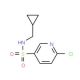 6-chloro-N-(cyclopropylmethyl)pyridine-3-sulfonamide - chemical structure image