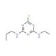 6-Chloro-N-ethyl-N′-propyl-1,3,5-triazine-2,4-diamine (CAS 90952-64-0) - chemical structure image