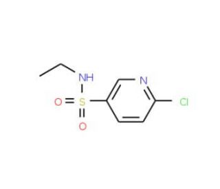 6-chloro-N-ethylpyridine-3-sulfonamide - chemical structure image