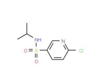 6-chloro-N-isopropylpyridine-3-sulfonamide - chemical structure image