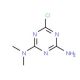 6-Chloro-N,N-dimethyl-1,3,5-triazine-2,4-diamine (CAS 32998-04-2) - chemical structure image