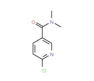 6-chloro-N,N-dimethylpyridine-3-carboxamide (CAS 54864-83-4) - chemical structure image