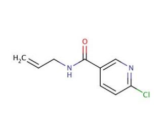 6-chloro-N-(prop-2-en-1-yl)pyridine-3-carboxamide (CAS 915921-01-6) - chemical structure image