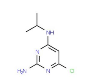 6-chloro-N~4~-isopropylpyrimidine-2,4-diamine - chemical structure image